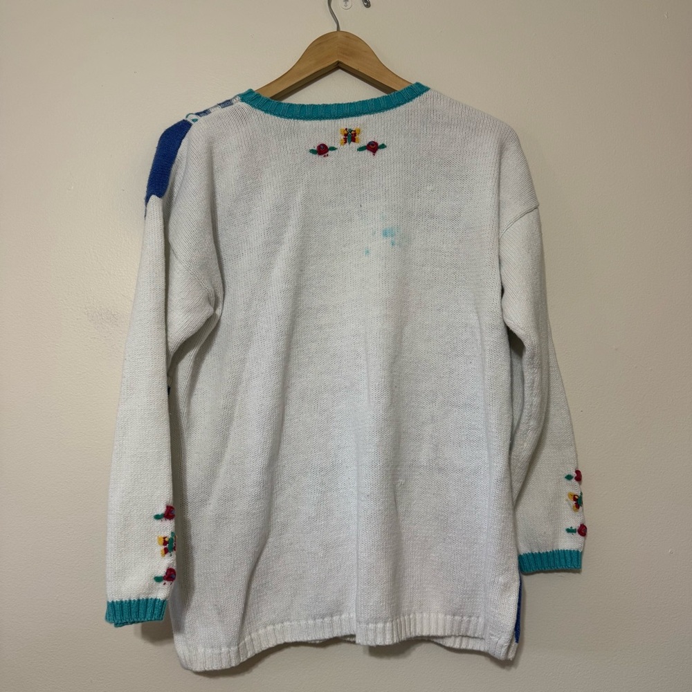 Vintage Patchwork Picnic Springtime Cotton Blend … - image 5